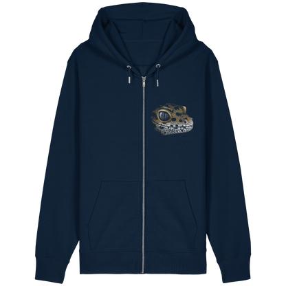 Leopard Gecko Skizze Kritzelkunst - Organic Relaxed Zipper