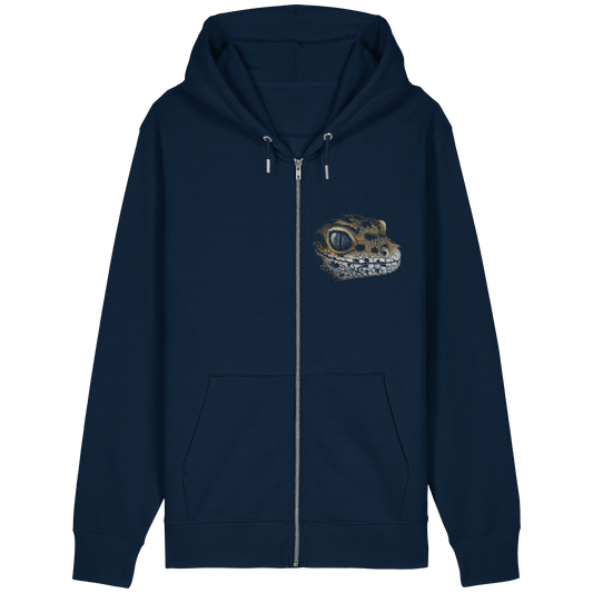 Leopard Gecko Skizze Kritzelkunst - Organic Relaxed Zipper
