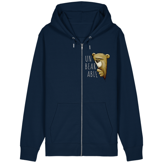 Unbearable – Unerträglich Bär - Organic Relaxed Zipper