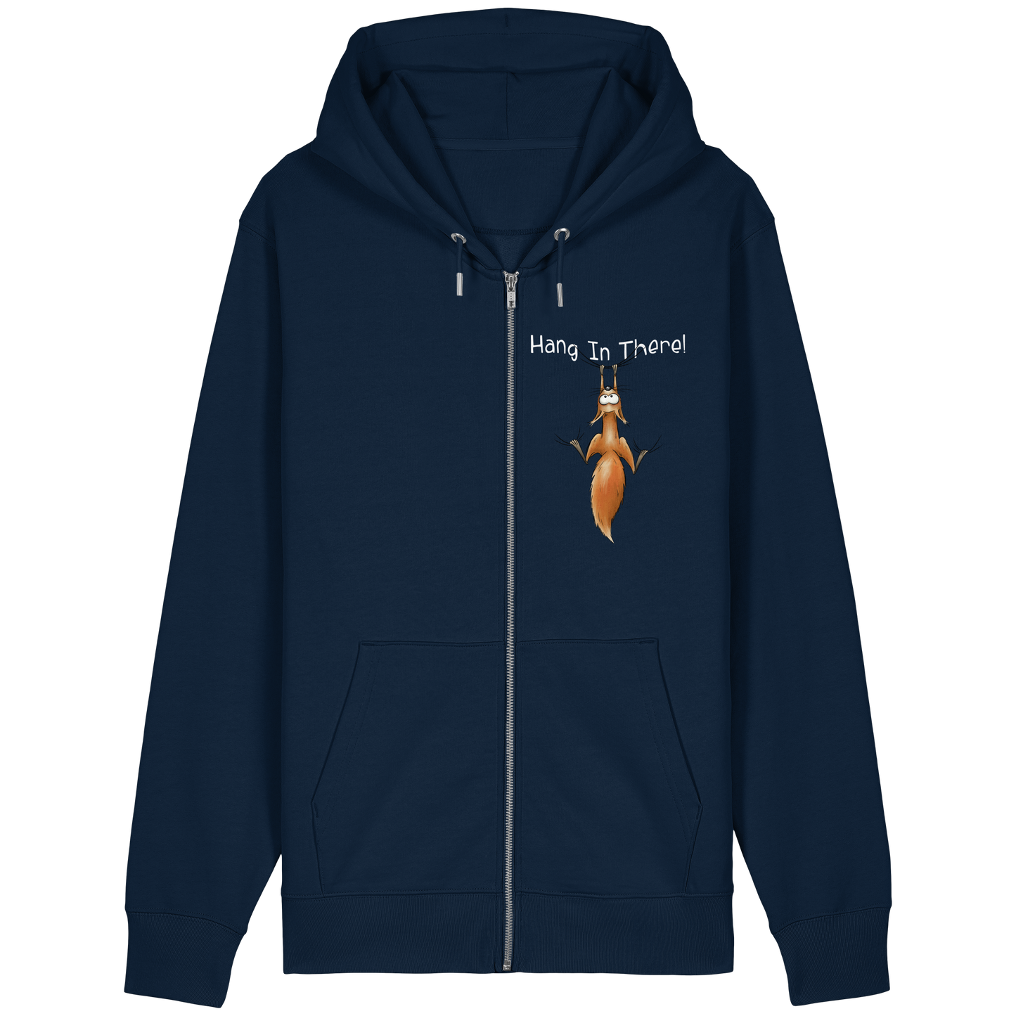 Hang In There | Lässiges Eichhörnchen - Organic Relaxed Zipper