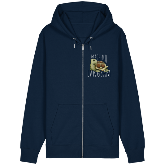 Mach mal langsam Schildkröte - Organic Relaxed Zipper