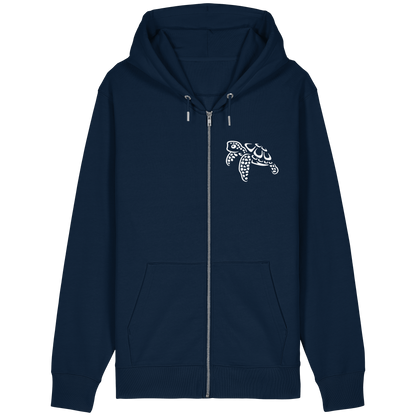 schwimmende Meeres-Schildkröte - Organic Relaxed Zipper