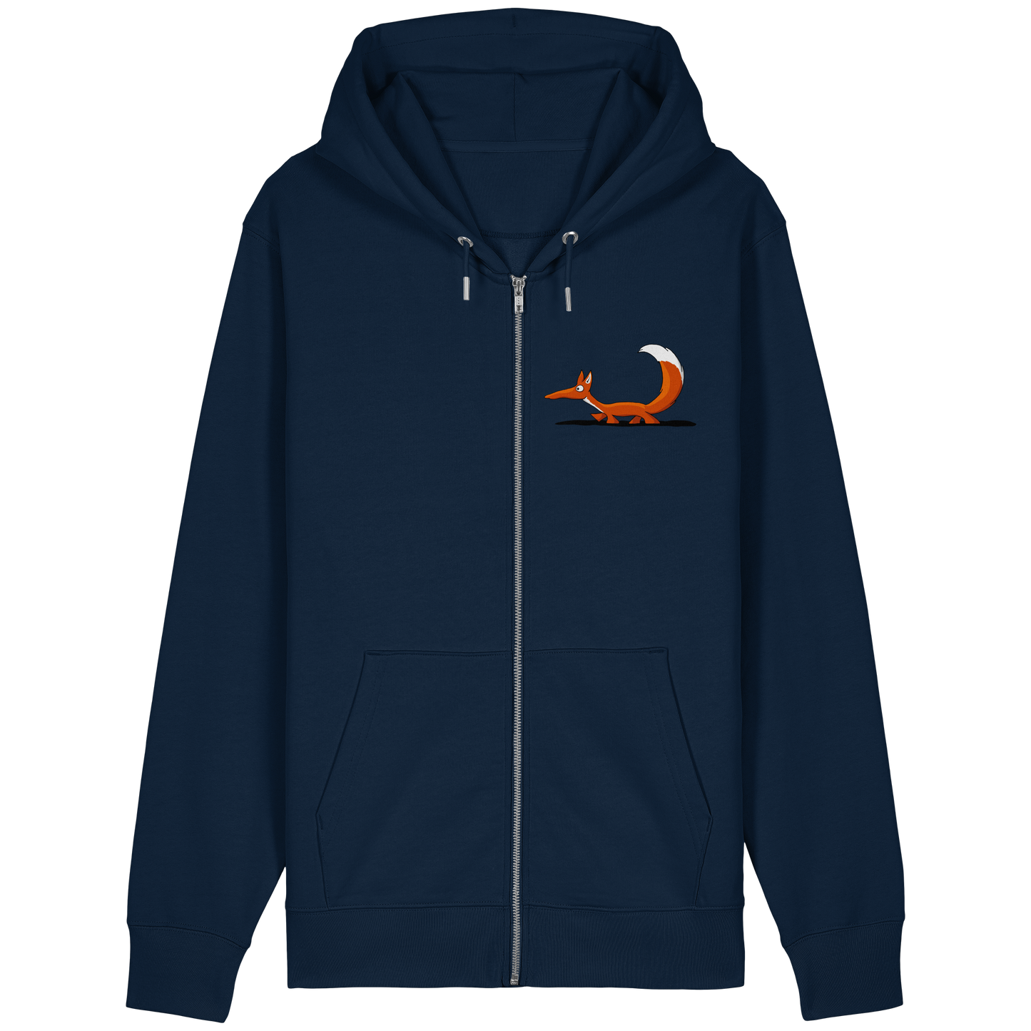 Lässiger cooler Fuchs | Mr. Fox, der Schleicher - Organic Relaxed Zipper