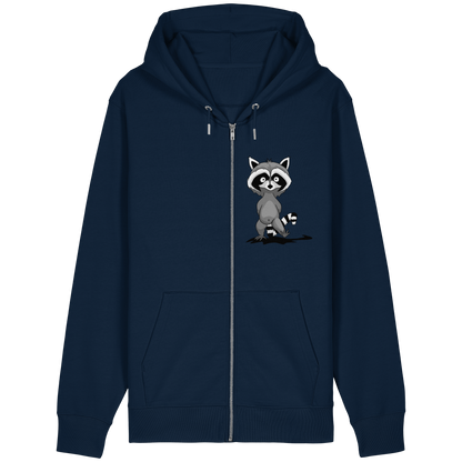 Frecher kleiner Waschbär - Organic Relaxed Zipper