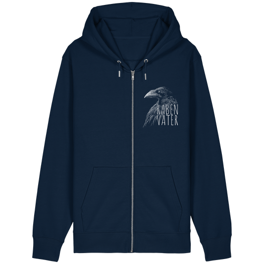 Rabenvater schwarzer Rabe Krähe - Organic Relaxed Zipper