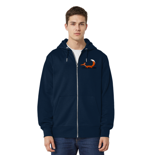 Lässiger cooler Fuchs | Mr. Fox, der Schleicher - Organic Relaxed Zipper