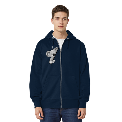 Koala Bär Illustration - Organic Relaxed Zipper