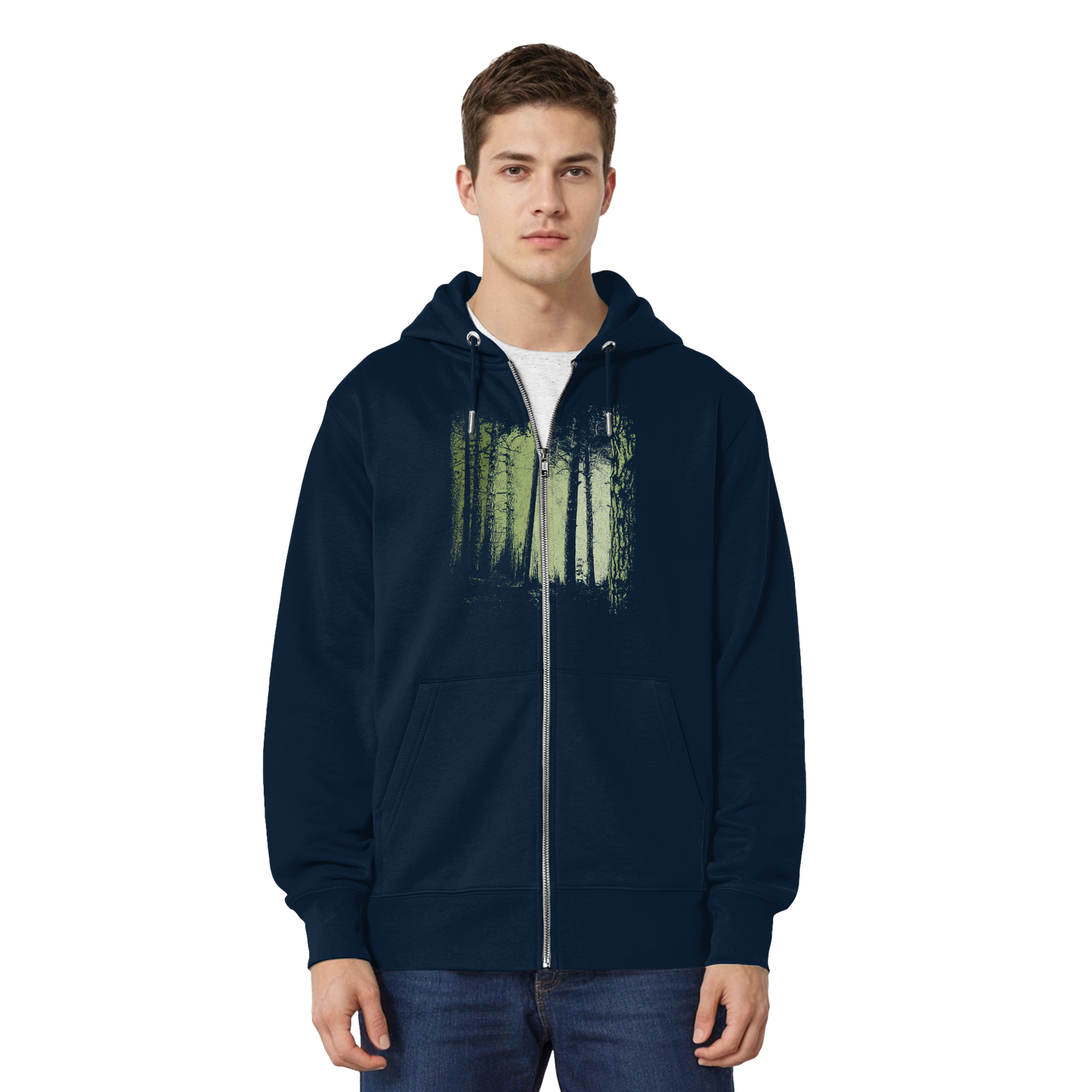 Zwielicht Wald - Organic Relaxed Zipper