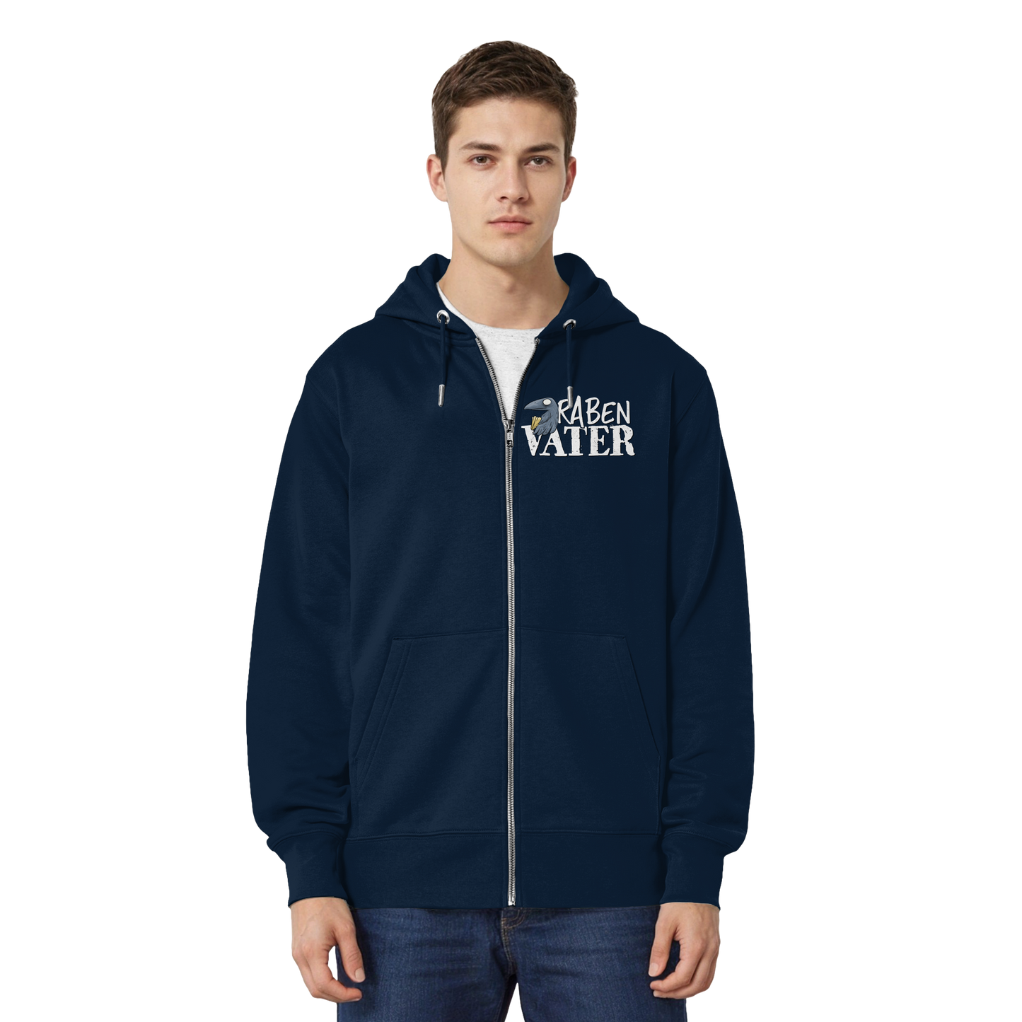 Rabenvater Krähenpapa - Organic Relaxed Zipper