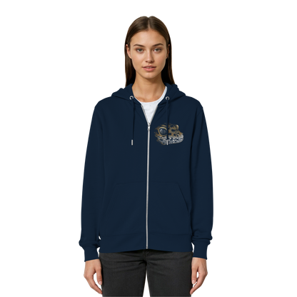 Leopard Gecko Skizze Kritzelkunst - Organic Relaxed Zipper