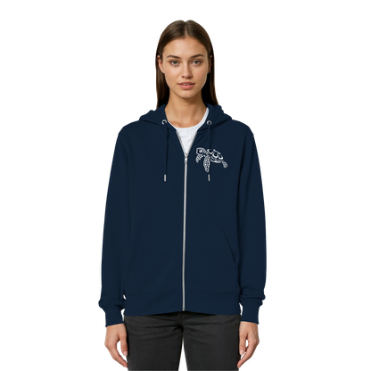 schwimmende Meeres-Schildkröte - Organic Relaxed Zipper