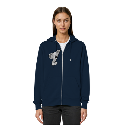 Koala Bär Illustration - Organic Relaxed Zipper