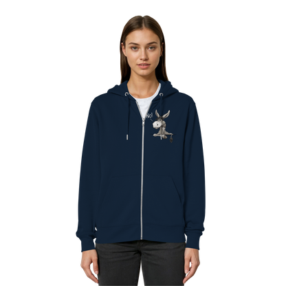 Nö! Störrischer Esel - Organic Relaxed Zipper