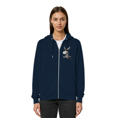 Lustiger lässiger Esel - Organic Relaxed Zipper