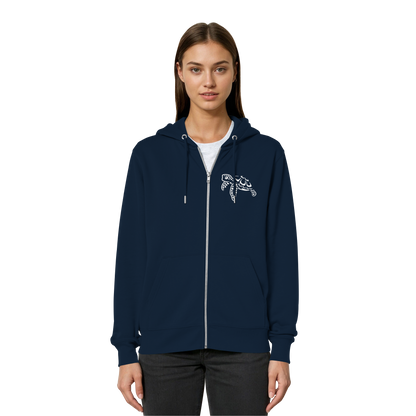 schwimmende Meeres-Schildkröte - Organic Relaxed Zipper