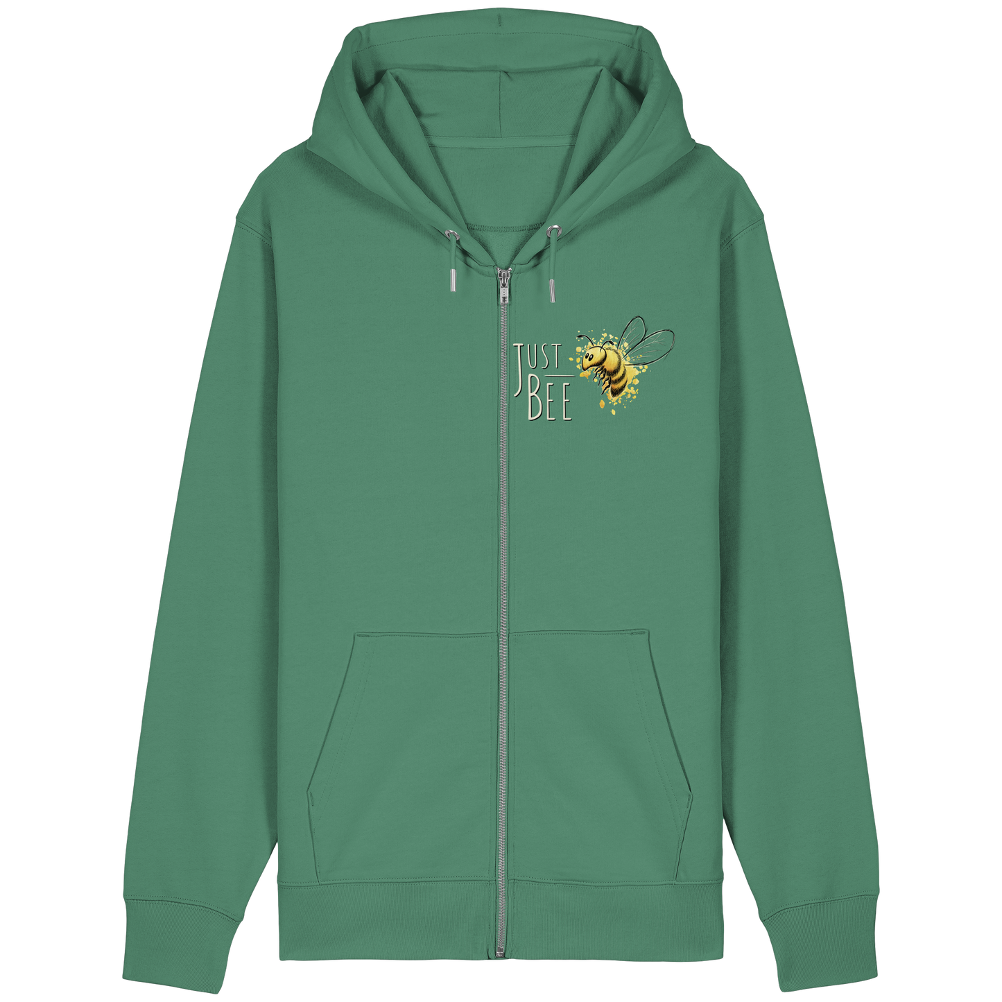 Just Bee, kleine Honig-Biene - Organic Relaxed Zipper