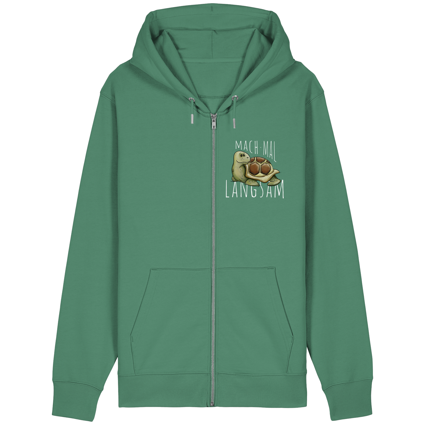 Mach mal langsam Schildkröte - Organic Relaxed Zipper