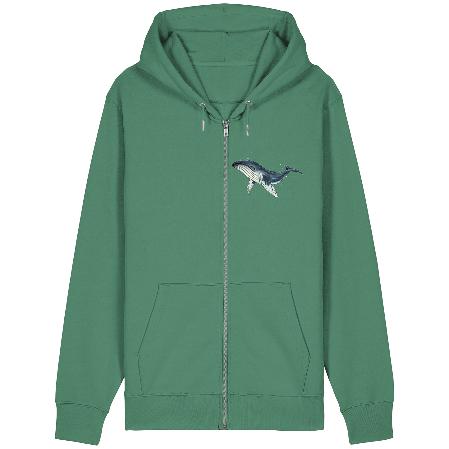 Tiefsee Ozean-Riese Buckelwal - Organic Relaxed Zipper