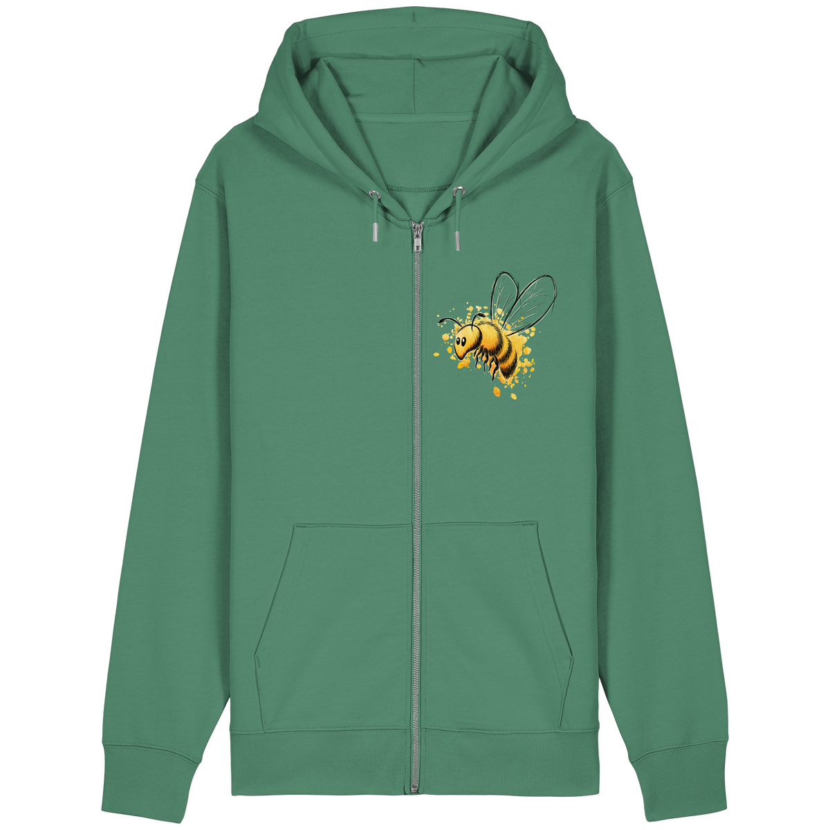 Lässige kleine Honig-Biene - Organic Relaxed Zipper
