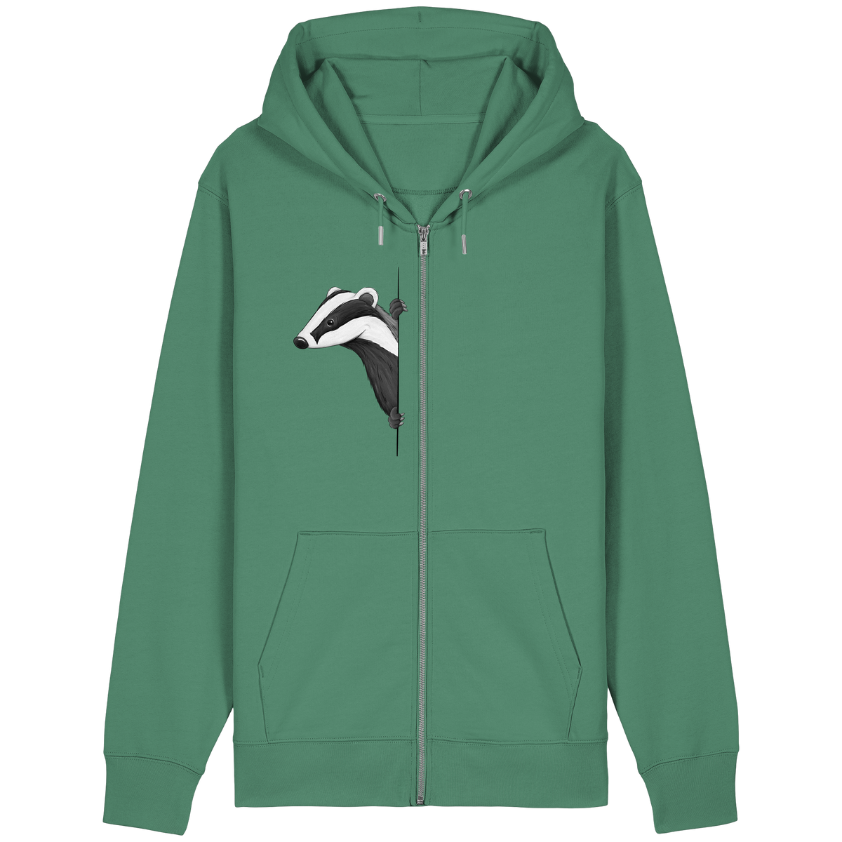 Lässiger Dachs Meister Grimbart - Organic Relaxed Zipper