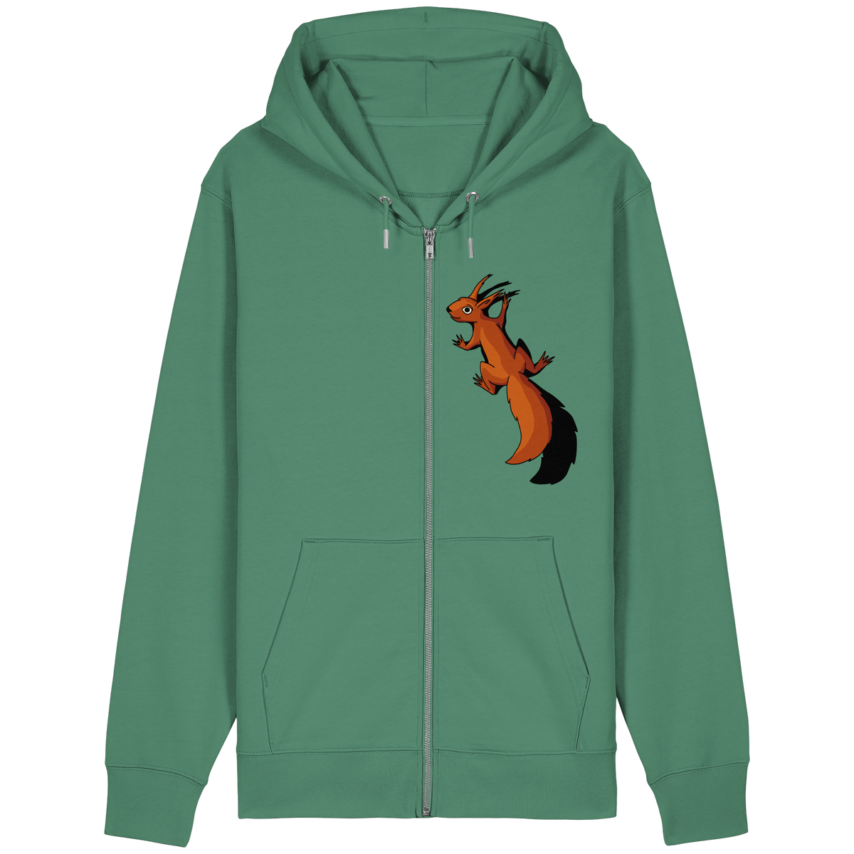 Süßes Eichhörnchen klettert - Organic Relaxed Zipper