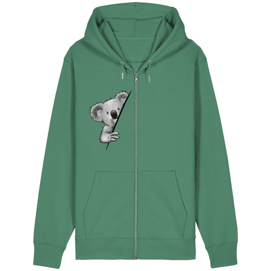 Koala Bär Illustration - Organic Relaxed Zipper