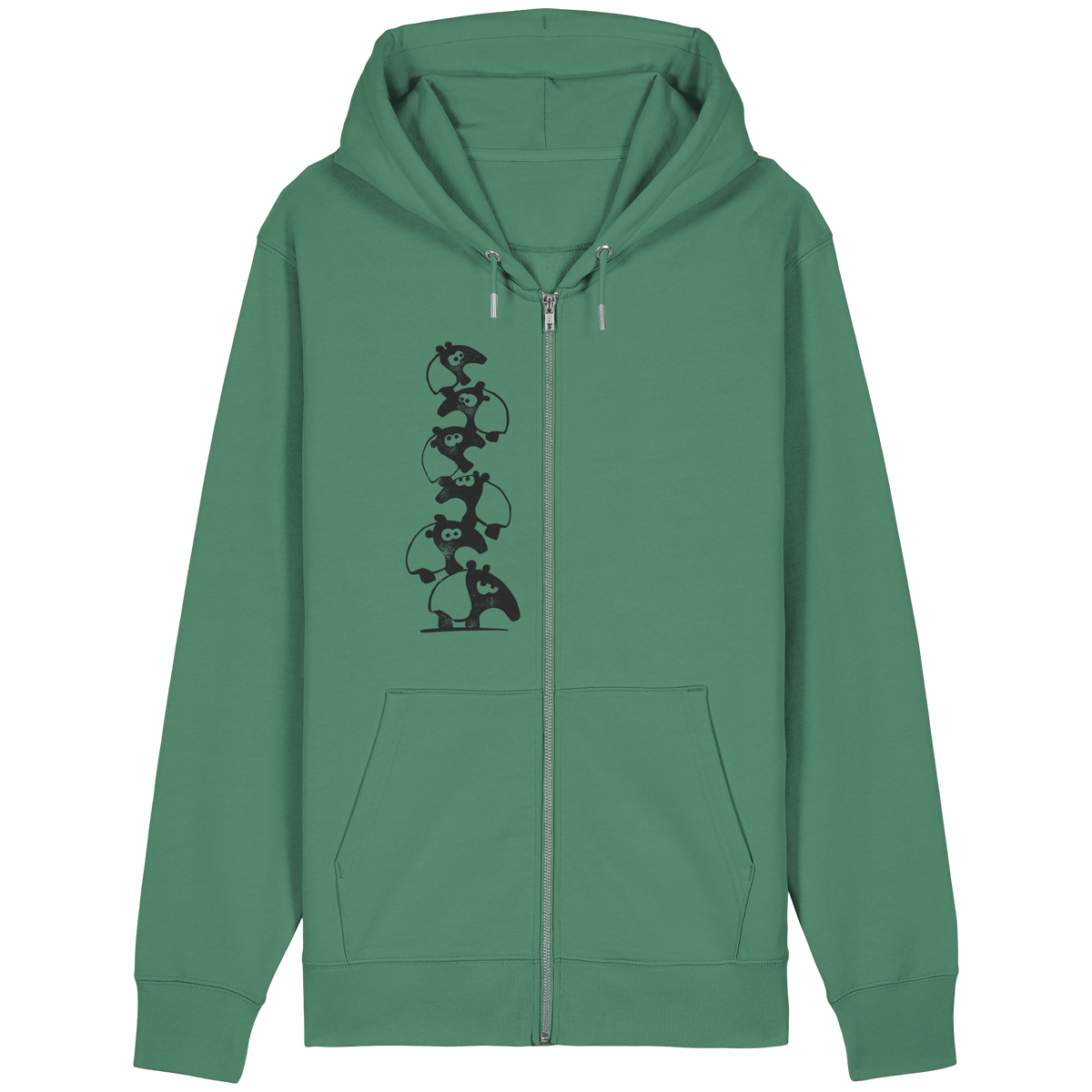Lustiger Haufen aus Schabracken-Tapiren - Organic Relaxed Zipper