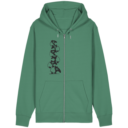 Lustiger Haufen aus Schabracken-Tapiren - Organic Relaxed Zipper