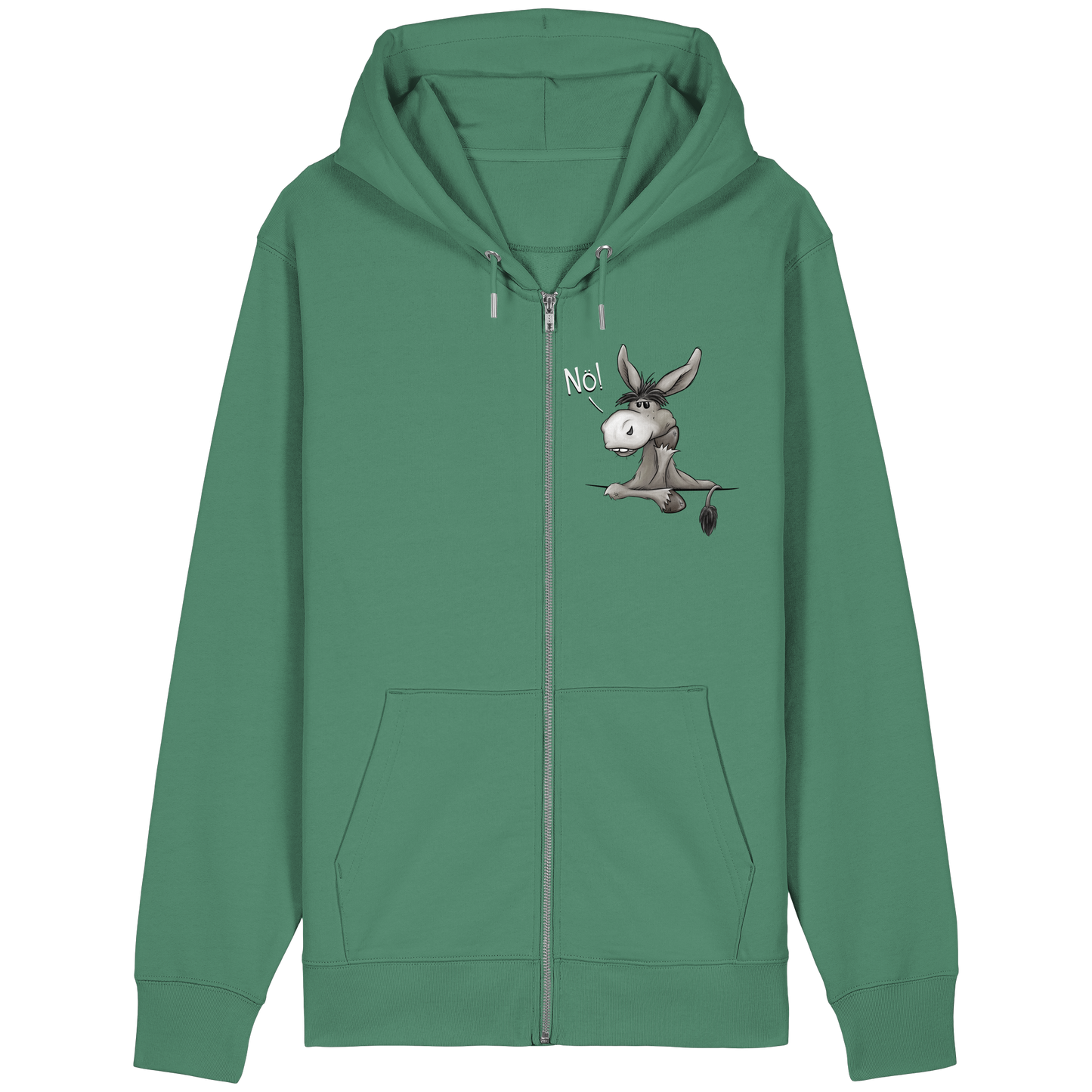 Nö! Störrischer Esel - Organic Relaxed Zipper