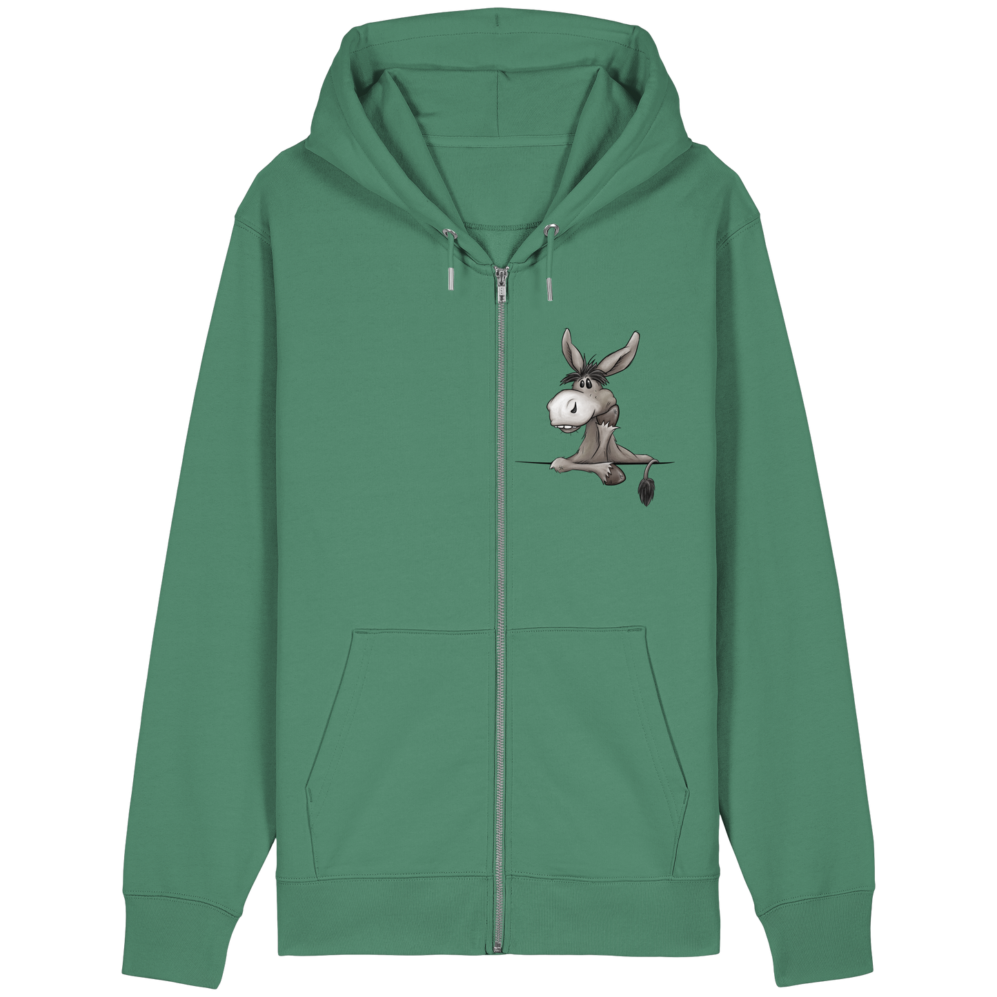 Lustiger lässiger Esel - Organic Relaxed Zipper
