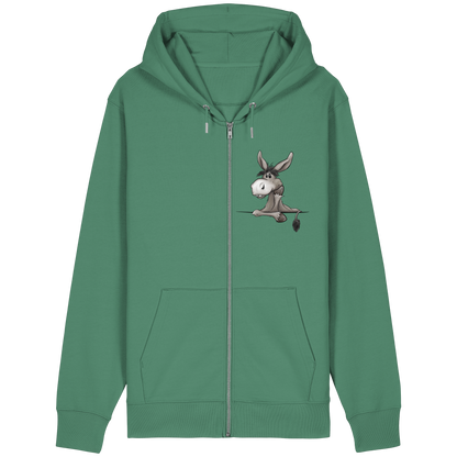 Lustiger lässiger Esel - Organic Relaxed Zipper