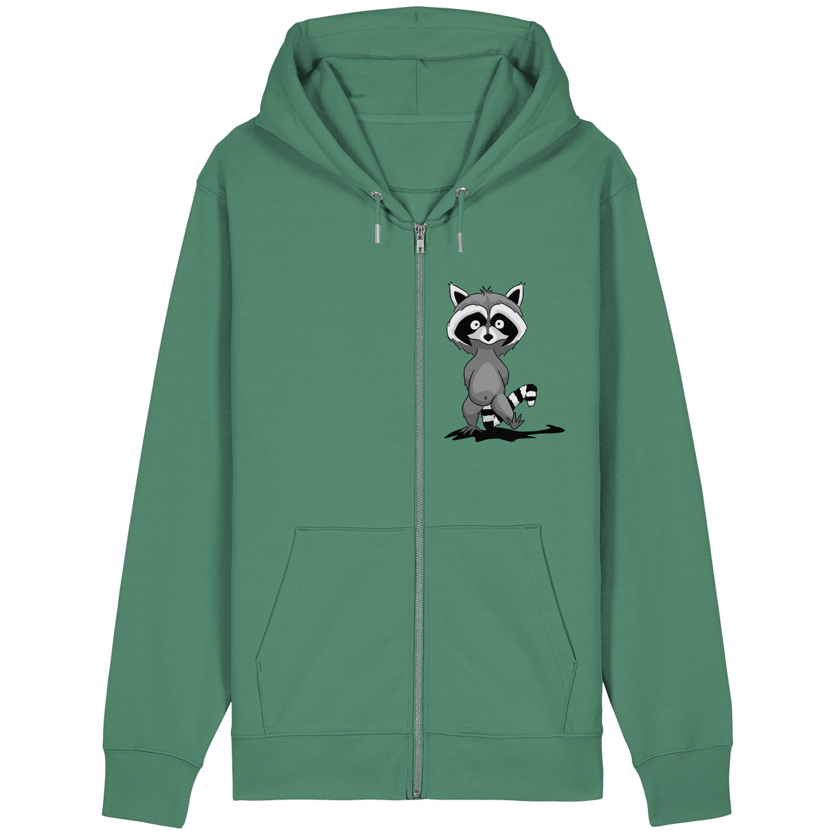Frecher kleiner Waschbär - Organic Relaxed Zipper