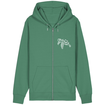 schwimmende Meeres-Schildkröte - Organic Relaxed Zipper