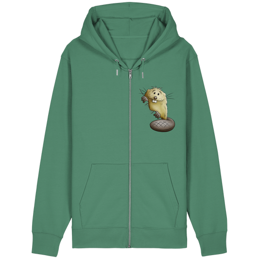 Lustiger frecher Biber - Organic Relaxed Zipper