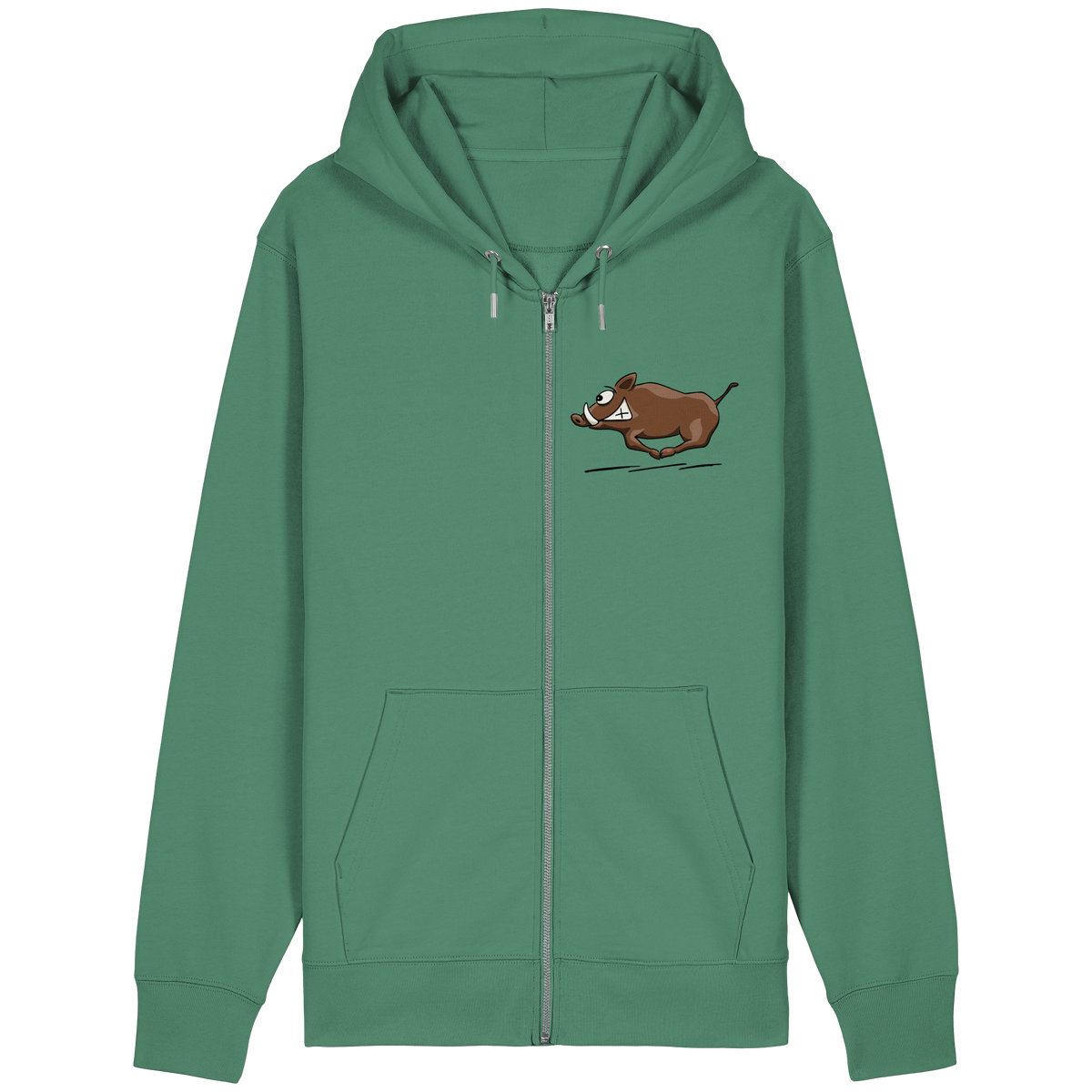 sauwildes Wildschwein | Wildsau  - Organic Relaxed Zipper