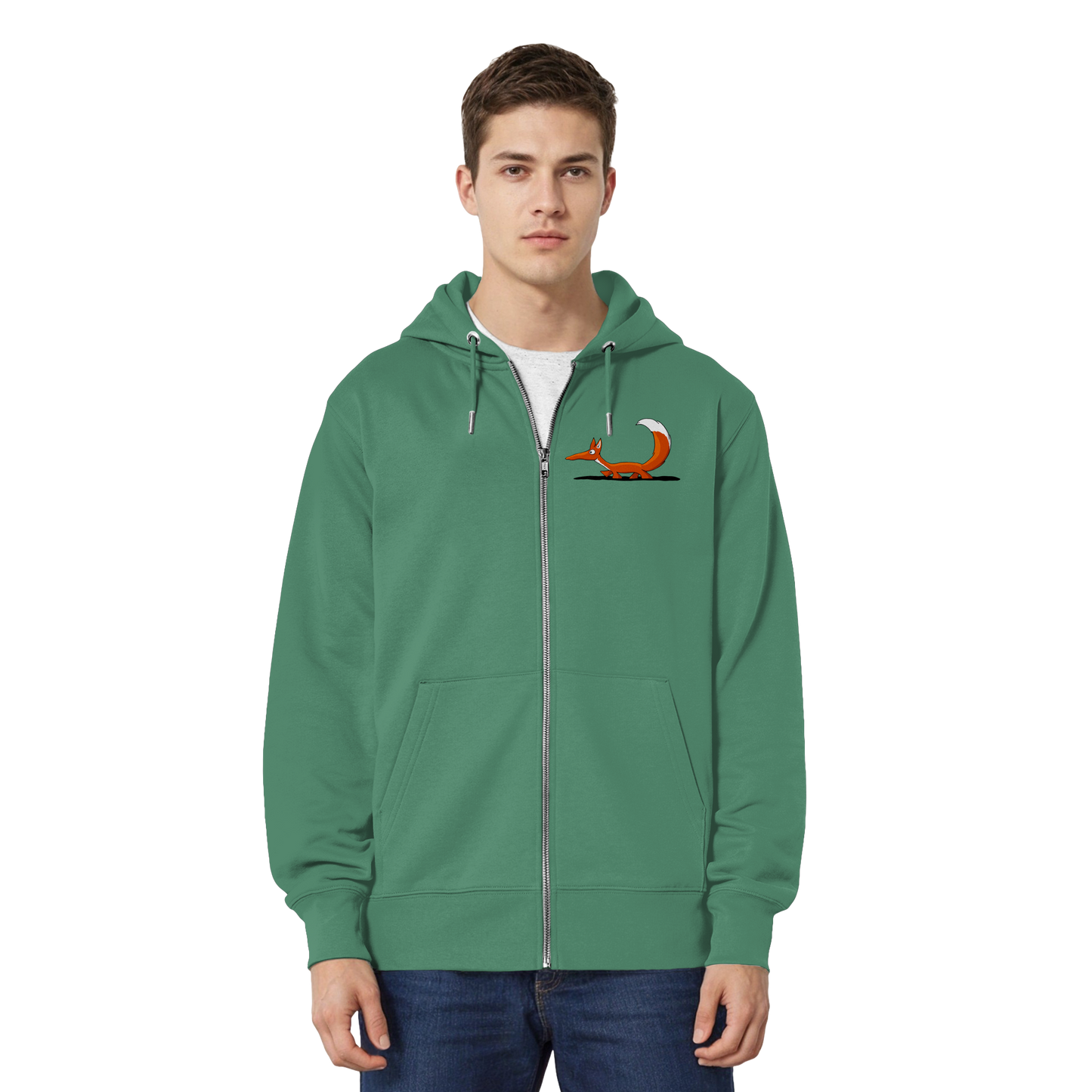 Lässiger cooler Fuchs | Mr. Fox, der Schleicher - Organic Relaxed Zipper