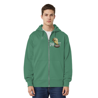 Dam It Verdammt Lustiger Biber - Organic Relaxed Zipper