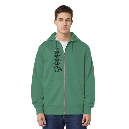 Lustiger Haufen aus Schabracken-Tapiren - Organic Relaxed Zipper