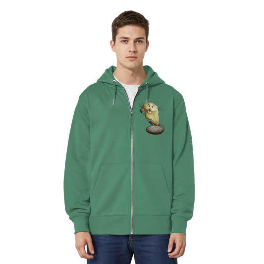 Lustiger frecher Biber - Organic Relaxed Zipper