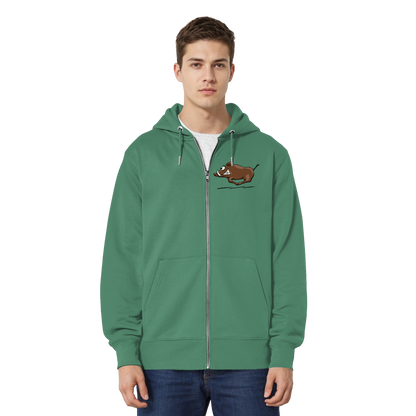 sauwildes Wildschwein | Wildsau  - Organic Relaxed Zipper
