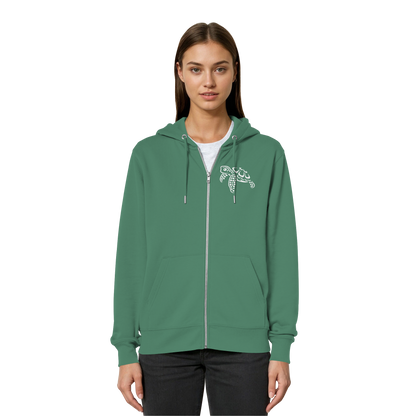 schwimmende Meeres-Schildkröte - Organic Relaxed Zipper