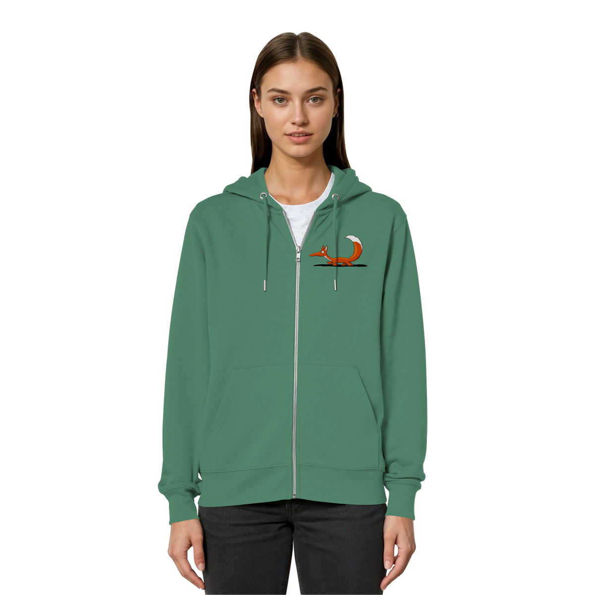 Lässiger cooler Fuchs | Mr. Fox, der Schleicher - Organic Relaxed Zipper