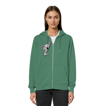Koala Bär Illustration - Organic Relaxed Zipper