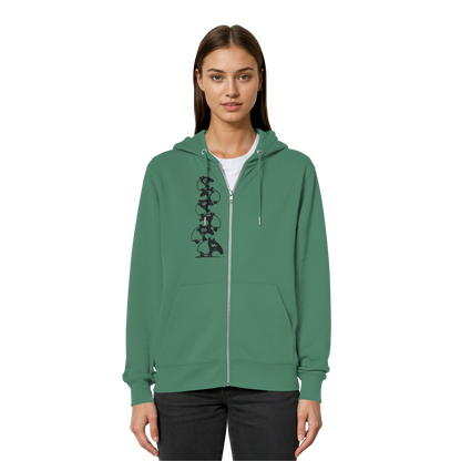 Lustiger Haufen aus Schabracken-Tapiren - Organic Relaxed Zipper