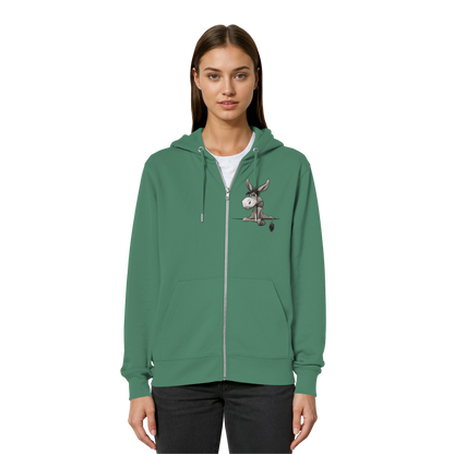 Lustiger lässiger Esel - Organic Relaxed Zipper