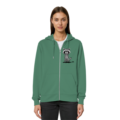 Frecher kleiner Waschbär - Organic Relaxed Zipper