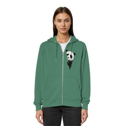 Panda Bär Illustration - Organic Relaxed Zipper