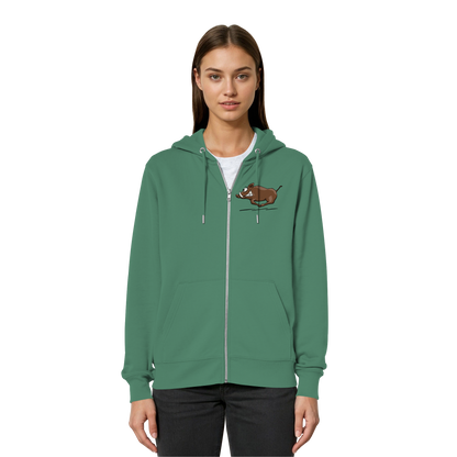 sauwildes Wildschwein | Wildsau  - Organic Relaxed Zipper
