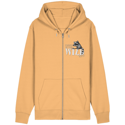 Bisschen wild heute! Waschbär - Organic Relaxed Zipper