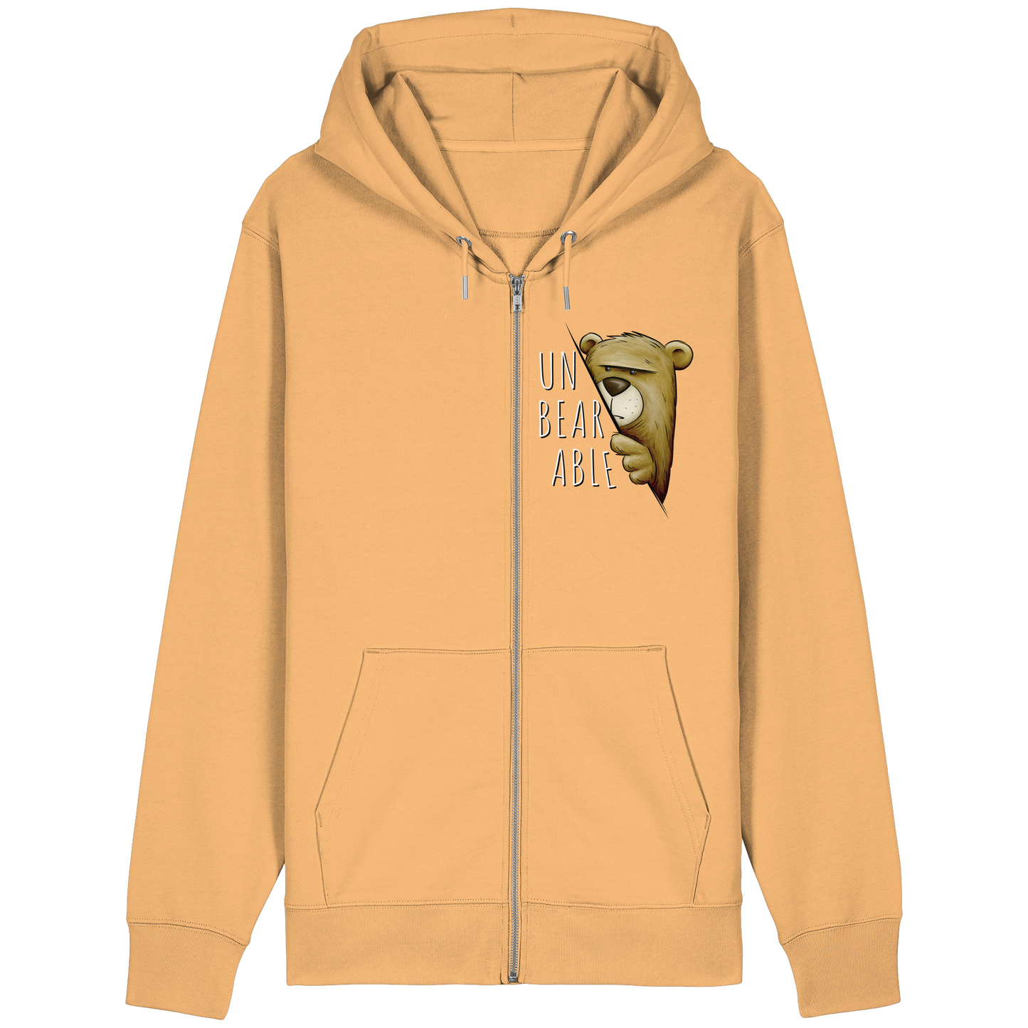 Unbearable – Unerträglich Bär - Organic Relaxed Zipper